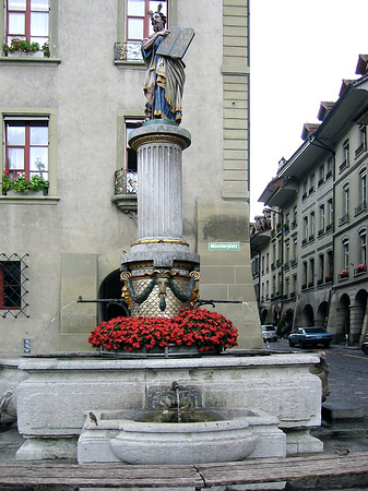 Brunnen in Bern Foto 